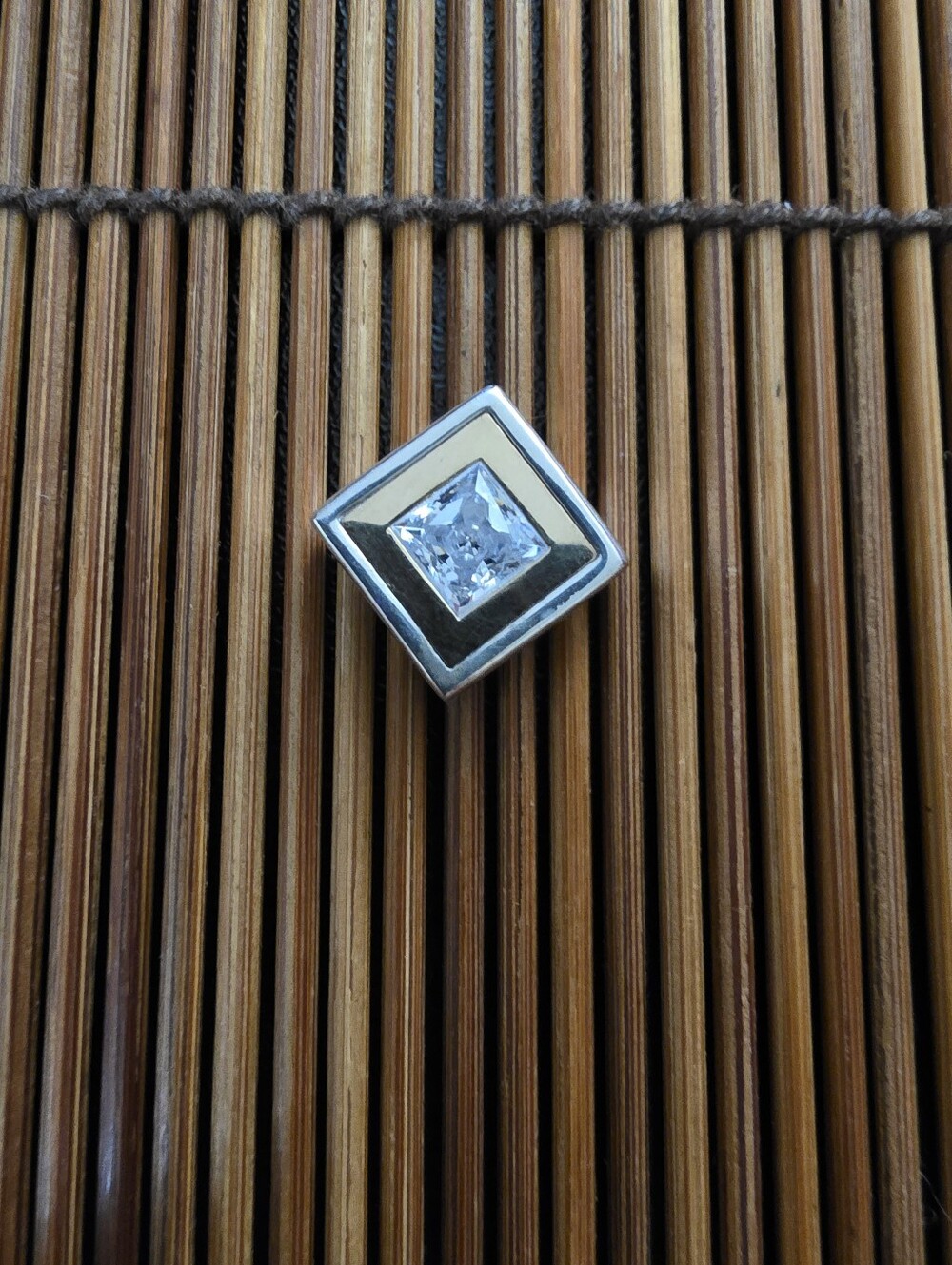 14k,925 CZ Pendant (Vintage)